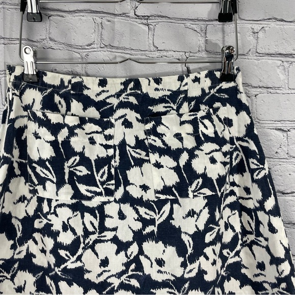 J Peterman Company Linen A-Line Skirt - Picture 5 of 7